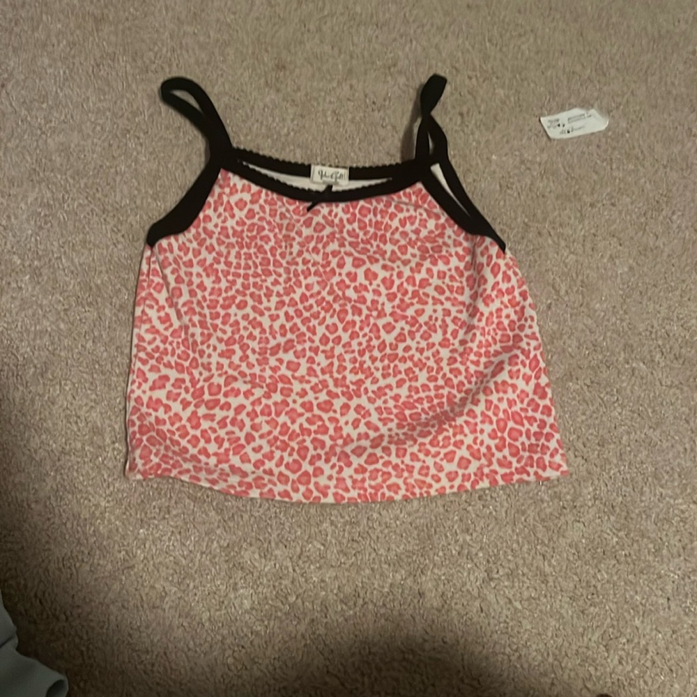 trendy Brandy Melville cheetah print tank